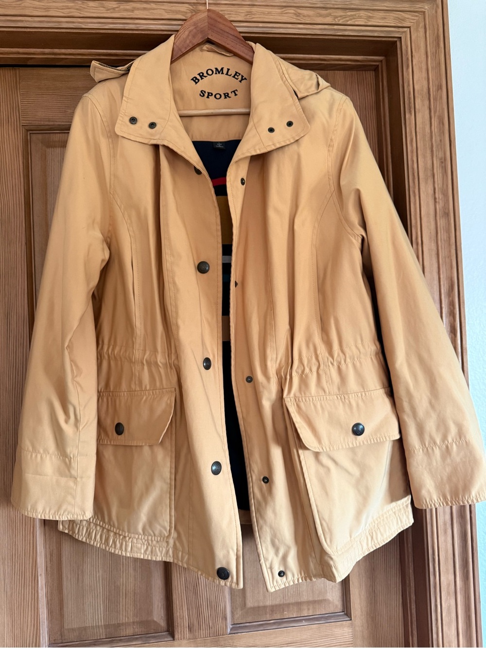 Bromley Sport Women's Mustard Utility Jacket with Draw Waist